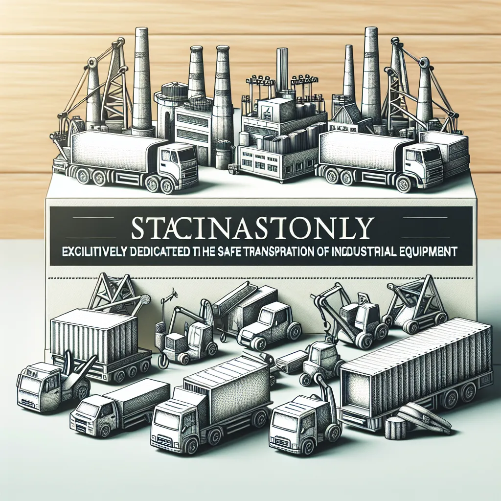 Bezpieczny transport urządzeń przemysłowych dla efektywnej relokacji